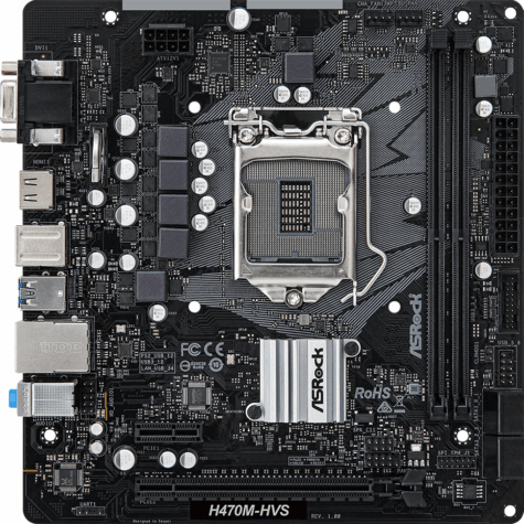 Asrock h470m hvs схема подключения