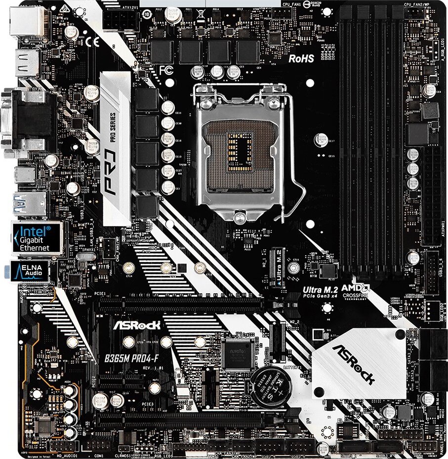 Asrock b365m pro4 совместимость процессоров