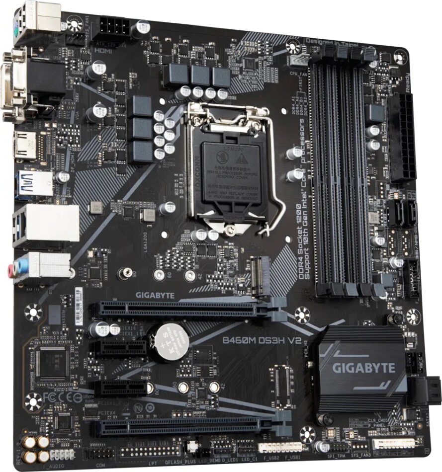 Gigabyte b460m ds3h v2 совместимость с процессорами