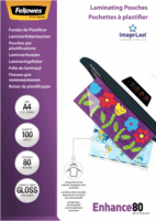Fellowes Enhance ImageLast 80 mikron A4 fényes lamináló fólia (100 db / csomag)