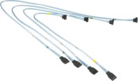 Supermicro SATA kábelkészlet 70/59/48/38cm (SATA apa - SATA apa)