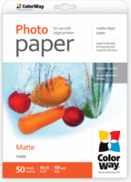 ColorWay PM1900504R 10x15cm Matt Fotópapír (50 lap/csomag)