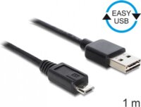 Delock EASY-USB 2.0 -A apa > USB 2.0 micro-B apa kábel, 1 m