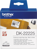 Brother DK-22225 folytonos szalag tekercsben 38mm / 30.48m - Fehér alapon fekete