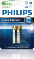 Elem Philips AAA LR03/AM4 1.5V ExtremeLife ultra alkaline 2db/cs blisteres