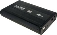 LogiLink 3,5" Extern. Encl USB 2.0/SATA black,ALU