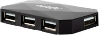 Natec Locust 4-Port USB 2.0, HUB Fekete