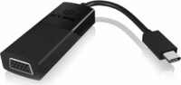 Icy Box USB Type-C M - D-Sub(15) F Adapterkábel 0.1m Fekete