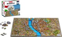 4D CityScape Puzzle Budapest - 1200 darabos