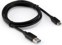 Sbox CP01-20-001 USB-A Type-C 3.0 összekötő kábel 1m - Fekete