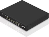 UBiQUiTi ES-8-150W EdgeSwitch 8 Gigabit PoE+ Switch - Fekete