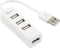 Sbox H-204W USB 2.0 HUB (4 port) Fehér