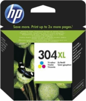 HP 304XL Eredeti Tintapatron Tri-color (C/Y/M)