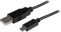 Startech USBAUB2MBK USB - Micro USB Slim adat/töltőkábel 2m - Fekete
