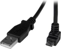 Startech USBAUB2MD Micro B - Micro USB "L" adatkábel 2m - Fekete