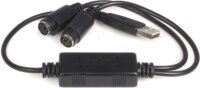 Startech USBPS2PC USB 1.1 - 2xPS/2 Adapter Fekete