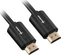 Sharkoon HDMI 2.0 4K 3D összekötő kábel 2m Fekete