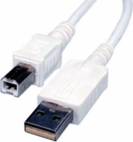 Delight 20121 USB 2.0 A - USB 2.0 B (apa - apa) kábel 1.8m - Fehér