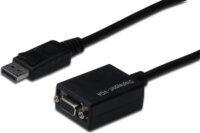 Assmann DisplayPort v1.2 - VGA Adapter Fekete