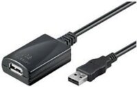 Goobay 68876 USB 2.0 Aktív hosszabbító kábel 5m - Fekete