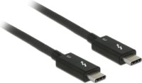 Delock 84844 Thunderbolt 3 USB-C (apa - apa) kábel 0.5m - Fekete