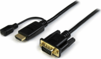 Startech HD2VGAMM6 HDMI - VGA (Apa-Apa) Adapterkábel 1.8m Fekete