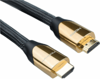 Roline 11.04.5802-10 HDMI - HDMI (apa - apa) kábel 2m - Fekete