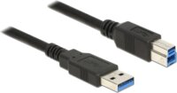 Delock 85070 USB 3.0 Type-A - USB 3.0 Type-B (apa - apa) kábel 5m - Fekete