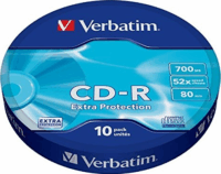 Verbatim CD-R Íható 82' 52x CD Lemez (10db/csomag)