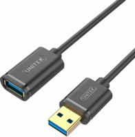 Unitek Y-C457GBK USB 3.0 Hosszabító kábel 1m Fekete