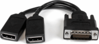 Startech DMSDPDP1 DMS59 apa - 2x DisplayPort anya kábel 0.2m - Fekete