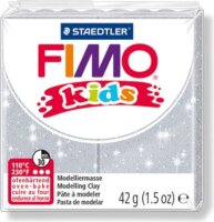 Staedtler FIMO Kids Égethető gyurma 42g - Glitteres ezüst