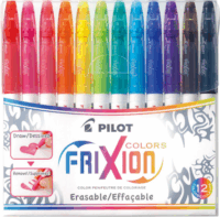 Pilot Frixion Colors 0.39 mm Törölhető Filctoll készlet -12 szín