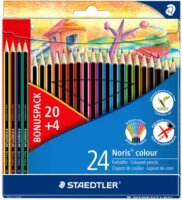 Staedtler Noris Colour Hatszögletű Színes ceruza készlet -20+4 szín