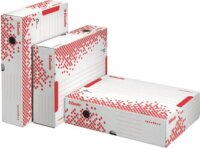 Esselte Speedbox A4 Archiváló doboz 80 mm újrahasznosított karton felfelé nyíló - Fehér