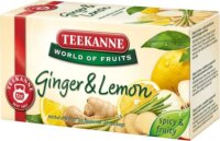 Teekanne World of Fruits Gyümölcstea gyömbér-citrom - 20x1.75 g