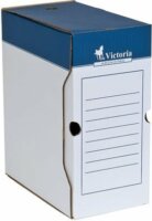 Victoria A4 150mm archiváló doboz - Kék/Fehér