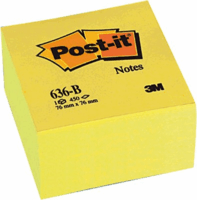 Post-it 76x76mm öntapadó jegyzettömb (450 lap) - Sárga