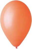 Léggömb 26 cm - Narancssárga (10 db)