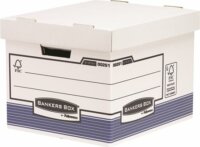 Fellowes Bankers Box System Standard archiváló konténer - Fehér/Kék (10 db / csomag)