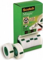 3M Scotch Magic Tape 810 19mm x 33m írható ragasztószalag - Áttetsző (14db)