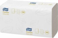 Tork Premium Interfolded H2 Hajtogatott Kéztörlő - Extra fehér (21 csomag)