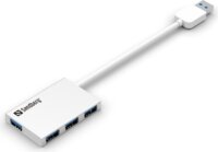 Sandberg 133-88 USB 3.0 HUB (4 port) Fehér