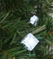 Somogyi DECO 5 karácsonyi Dekoráció izzósorhoz, kocka, 50 db, Ø5 mm-es LED-re