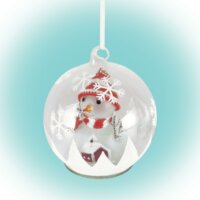 Somogyi GLG 13/RD LED Üveggömb karácsonyi dekoráció - Piros