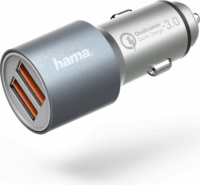 Hama 173654 Autós töltő 2x USB (5V / 6000mA) Ezüst