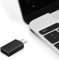 Gembird USB 2.0 -> Type-C adapter Fekete