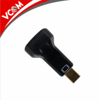 VCOM Mini Displayport Apa - VGA Anya Adapter Fekete
