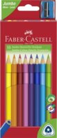 Faber-Castell Jumbo Háromszögletű Színes ceruza készlet - 10 különböző szín