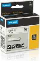 Dymo Rhino 12mm Feliratozógép szalag - Fehér alapon fekete